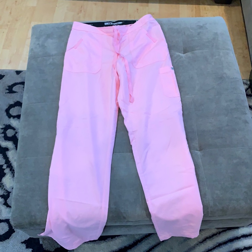 Pink greys anatomy scrub pants